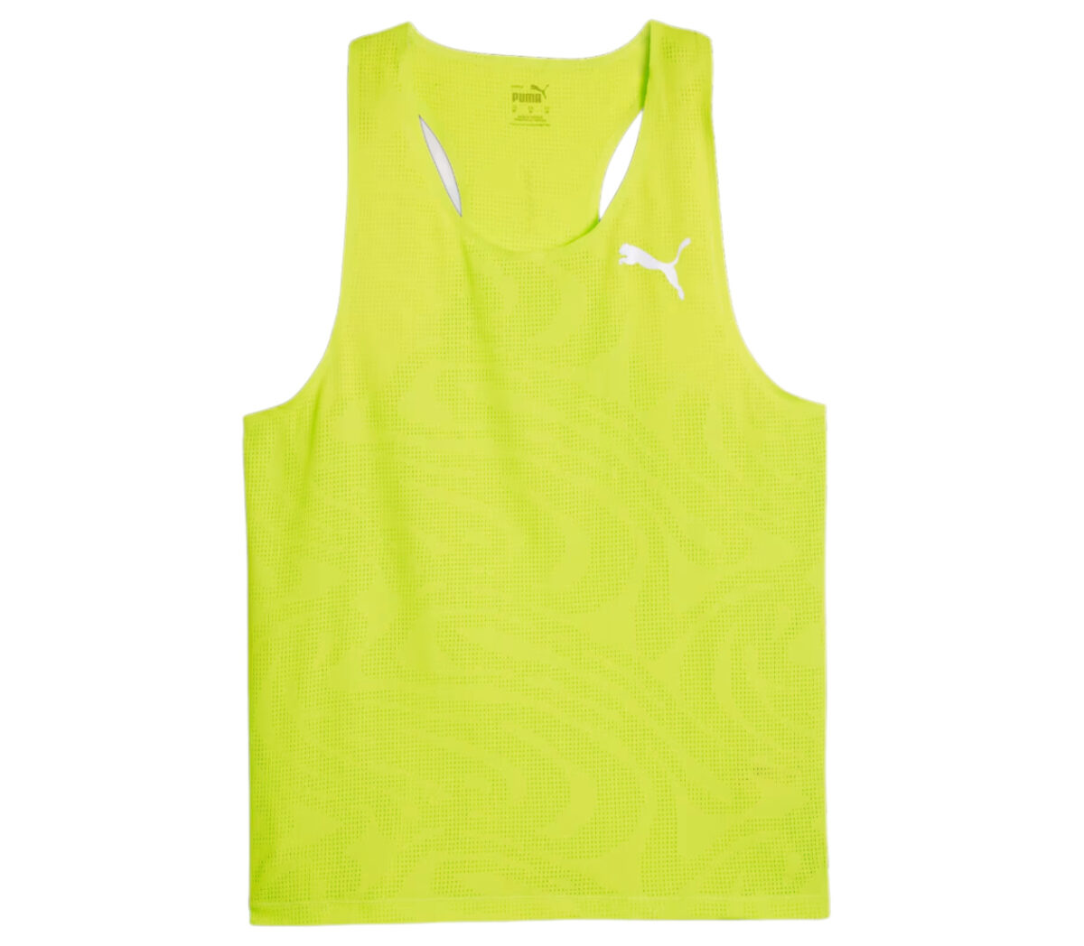 Canotta Puma Run Ultraspun singlet uomo gialla
