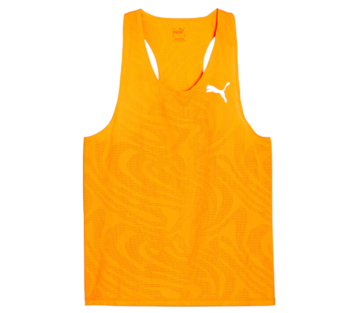 Canotta Puma Run Ultraspun singlet uomo arancione