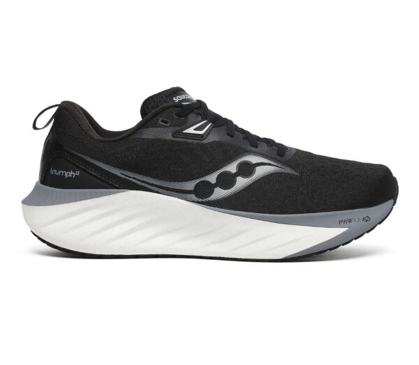 Scarpa Saucony Triumph 22 Wide uomo nera bianca