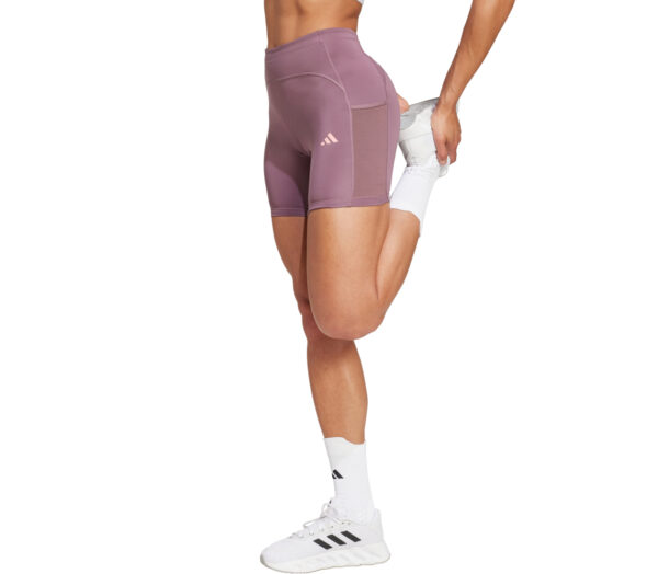 Leggings Adidas Adizero Sho L donna lilla
