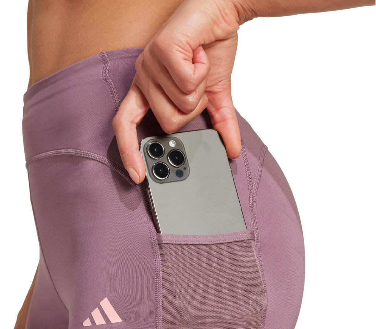 Dettaglio Leggings Adidas Adizero Sho L donna lilla
