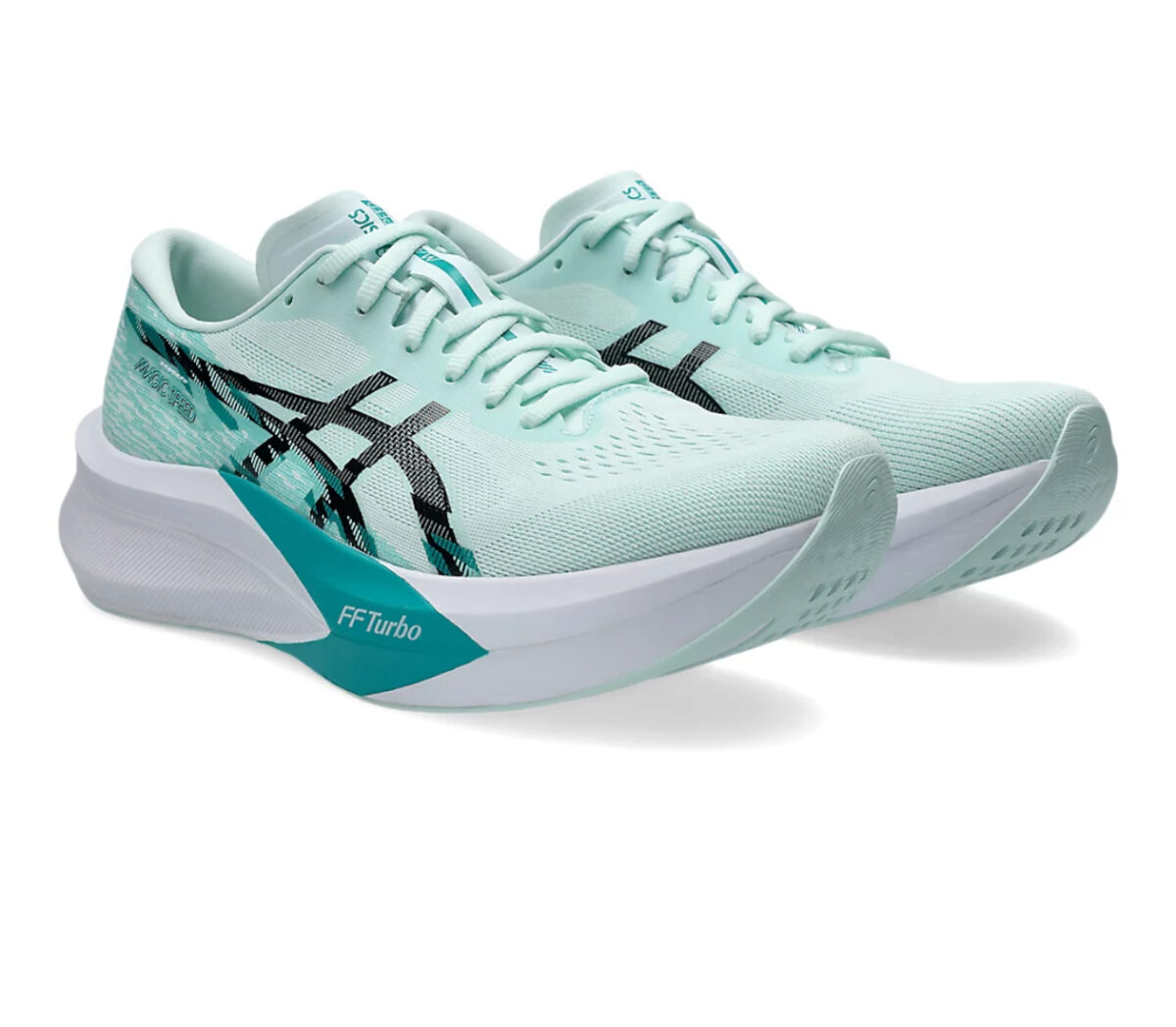 Coppia Scarpa Asics Magic Speed 4 uomo Soothing Sea Black