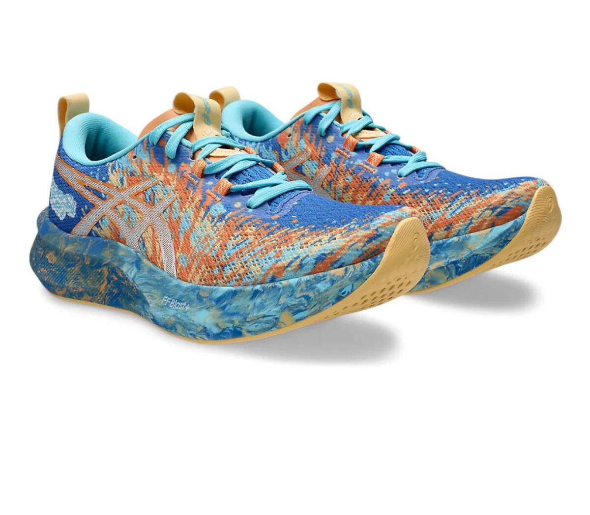 Coppia Scarpa Asics Noosa Tri 16 donna celeste