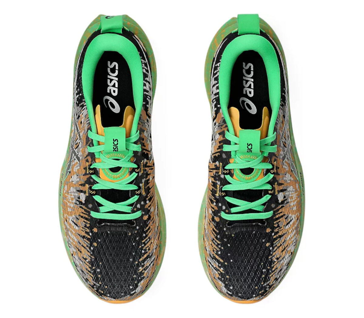 Tomaia Scarpa Asics Noosa Tri 16 uomo verde
