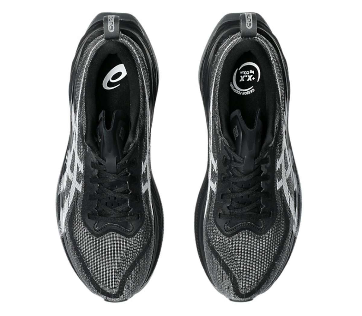 Tomaia Scarpa Asics Superblast 2 unisex black white