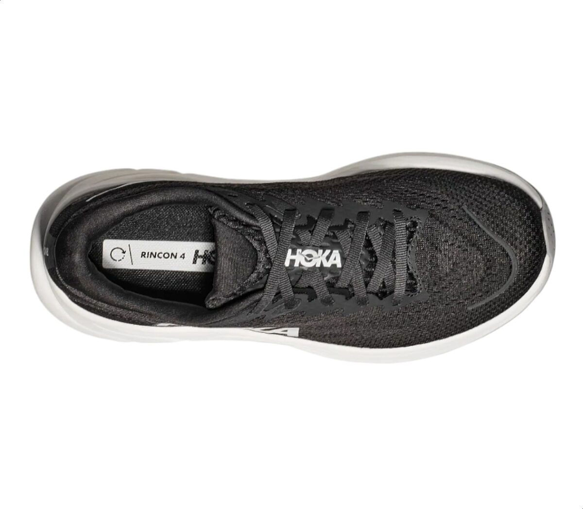 Tomaia Scarpa Hoka Rincon 4 uomo black white