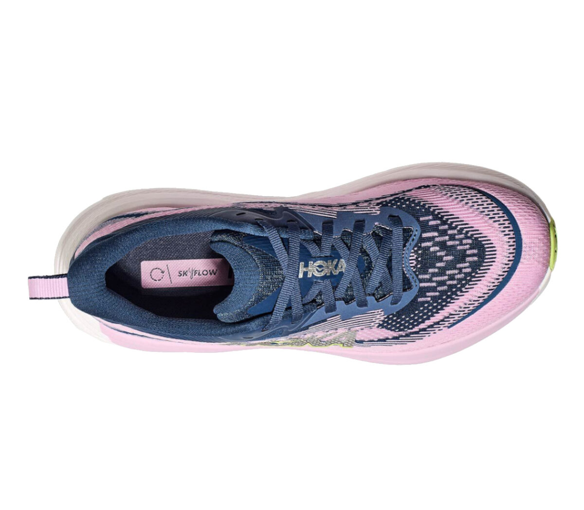 Tomaia Scarpa Hoka Skyflow donna blu rosa