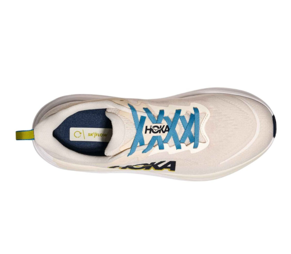 Tomaia Scarpa Hoka Skyflow uomo beige celeste
