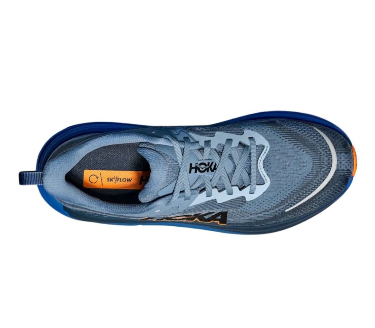 Tomaia Scarpa Hoka Skyflow uomo downpour / thunder cloud