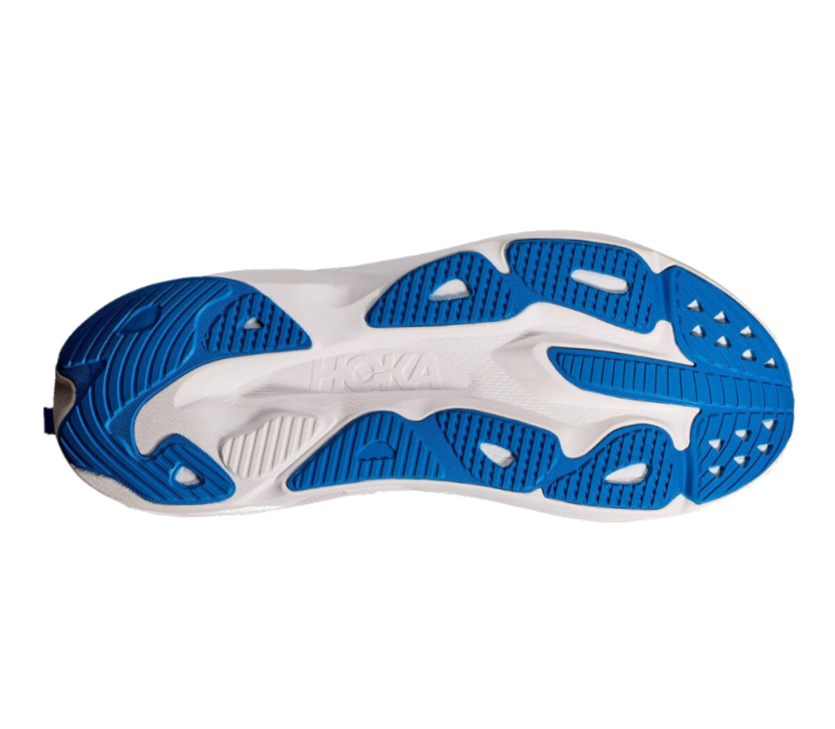 Suola Scarpa Hoka Skyflow uomo blu gialla