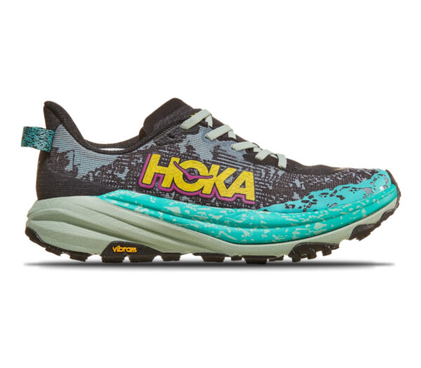 Scarpa Hoka Speedgoat 6 donna nera verde