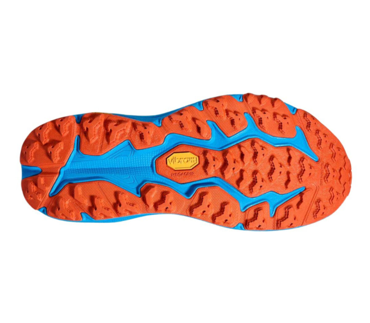 Suola Scarpa Hoka Speedgoat 6 donna azzurra arancione