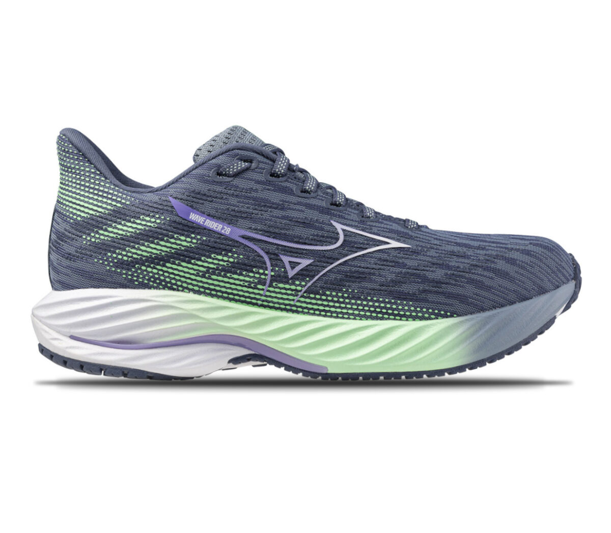 Scarpa Mizuno Rider 28 donna verde grigia