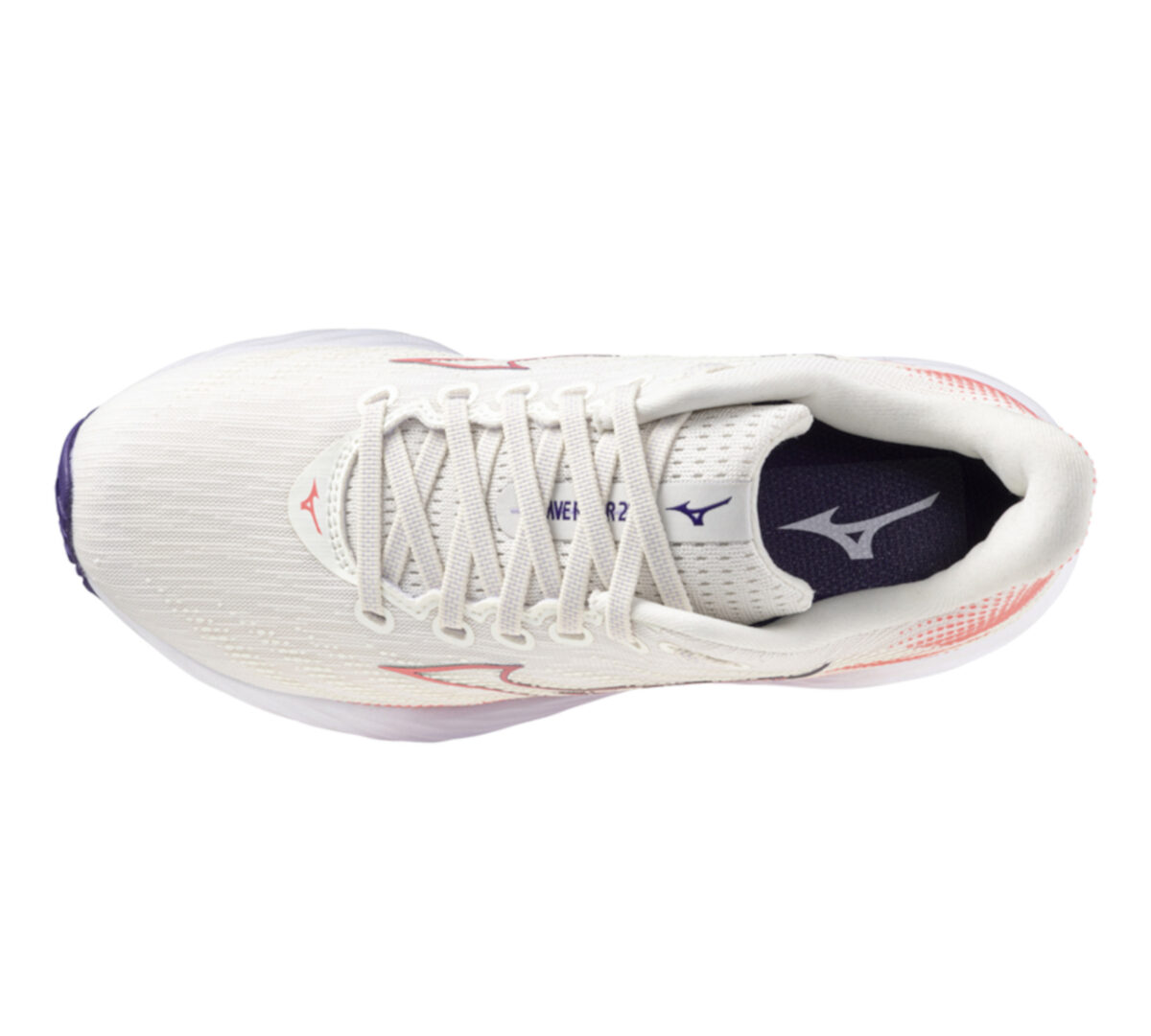 Tomaia Scarpa Mizuno Wave Rider 28 donna beige viola