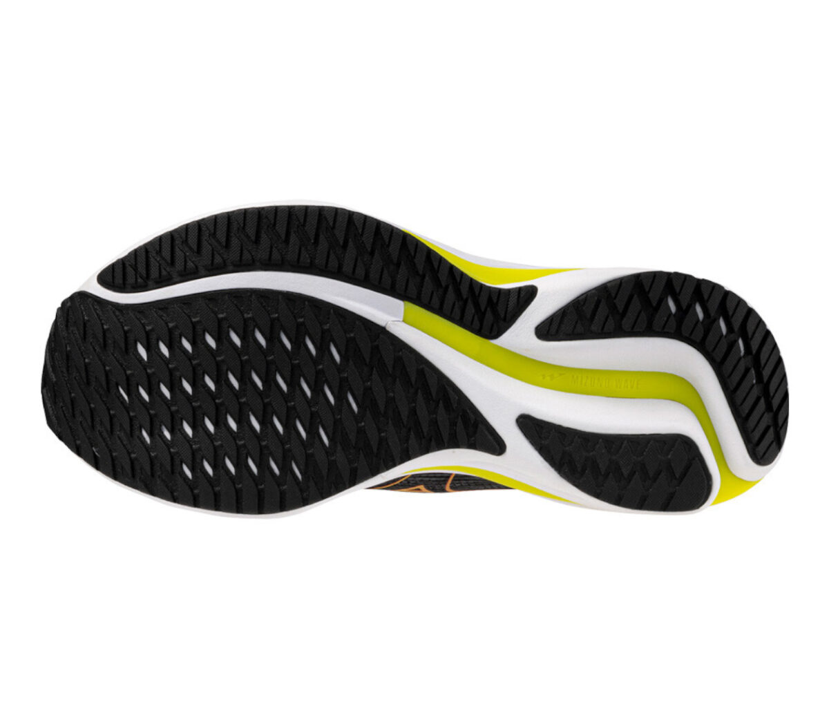 Suola Scarpa Mizuno Wave Rider 28 donna nera arancione