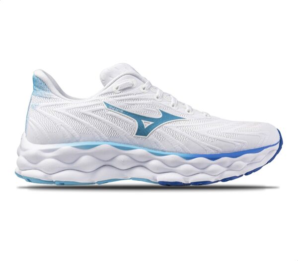 Scarpa Mizuno Wave Sky 8 donna bianca blu