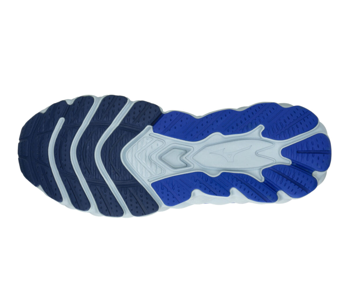 Suola Scarpa Mizuno Wave Sky 8 uomo bianca blu