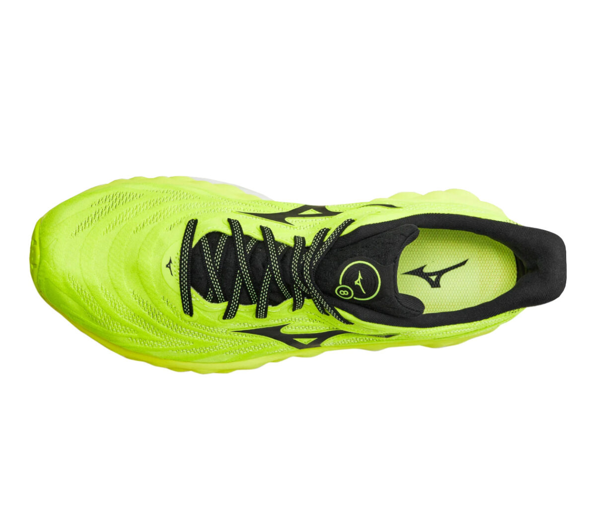 Tomaia Scarpa Mizuno Wave Sky 8 uomo gialla nera