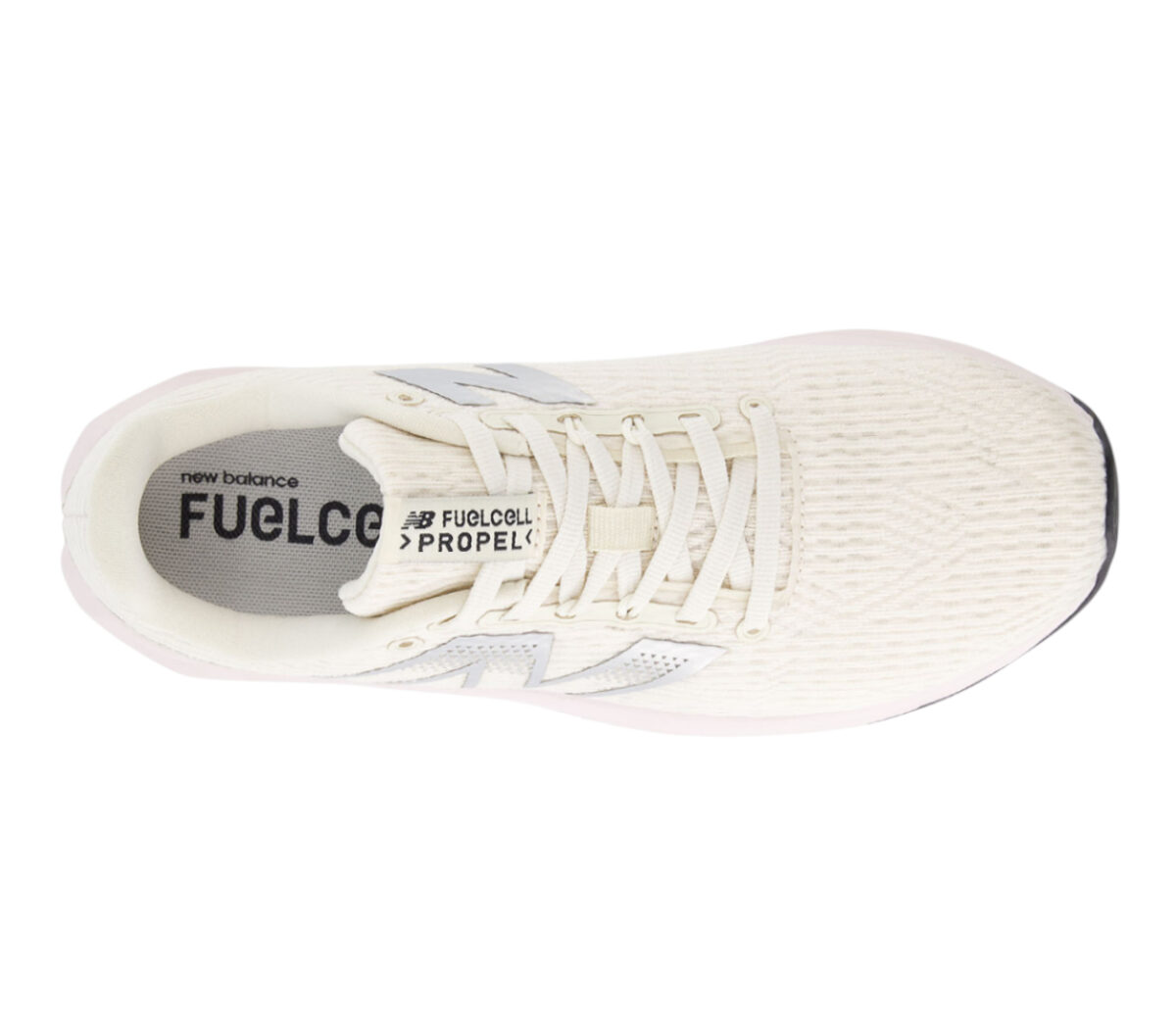 Tomaia Scarpa New Balance Fuelcell Propel v5 donna bianco panna