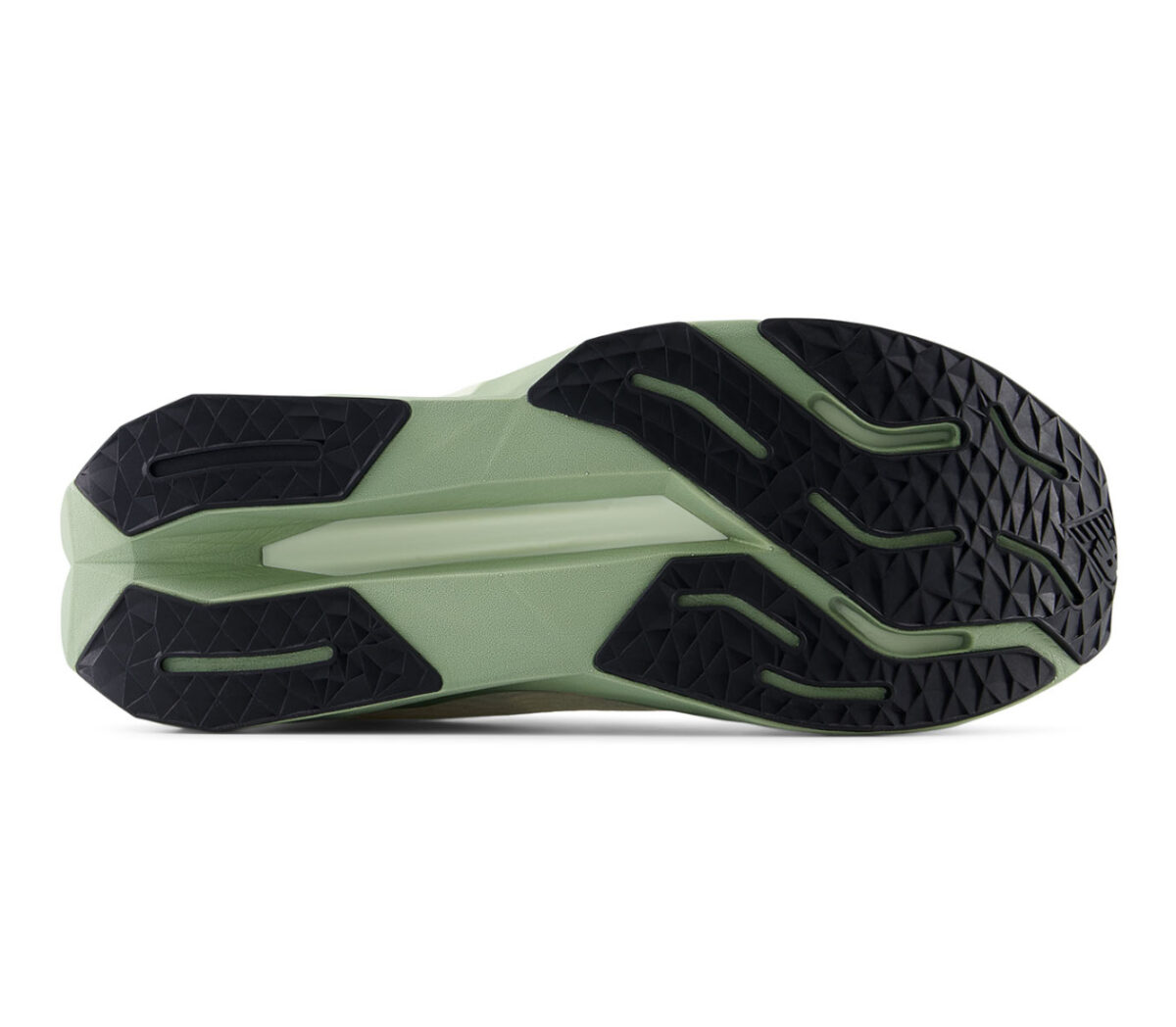 Suola Scarpa New Balance Fuelcell Propel v5 uomo bianco verde