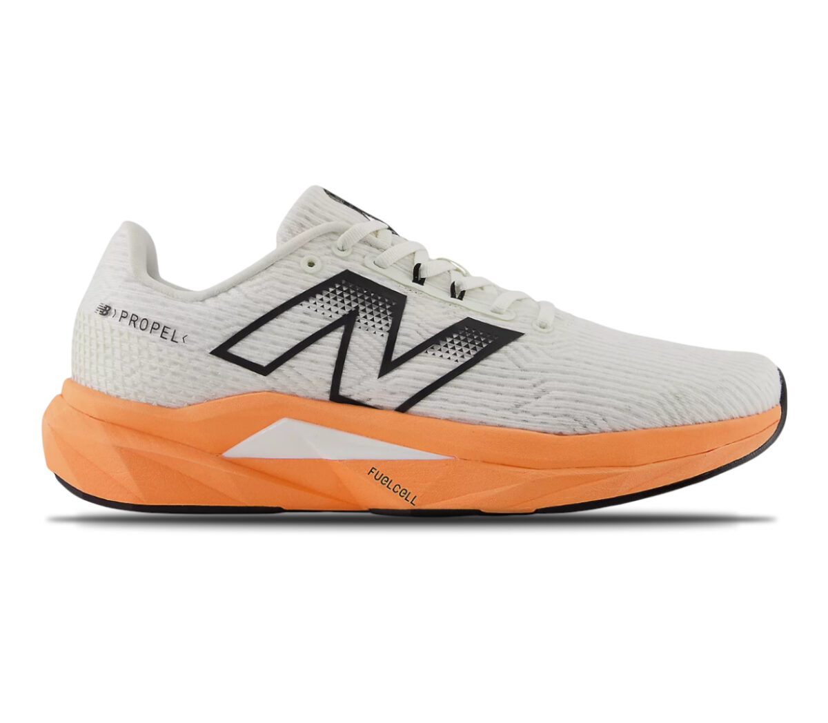Scarpa New Balance FuelCell Propel v5 uomo bianca arancione