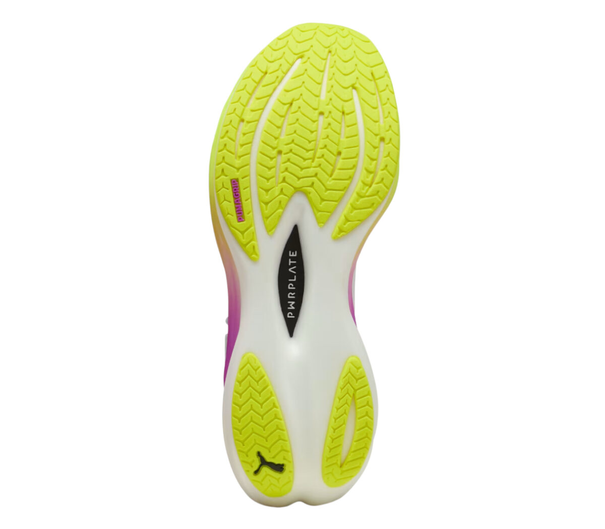 Suola Scarpa Puma deviate nitro 3 uomo bianca gialla