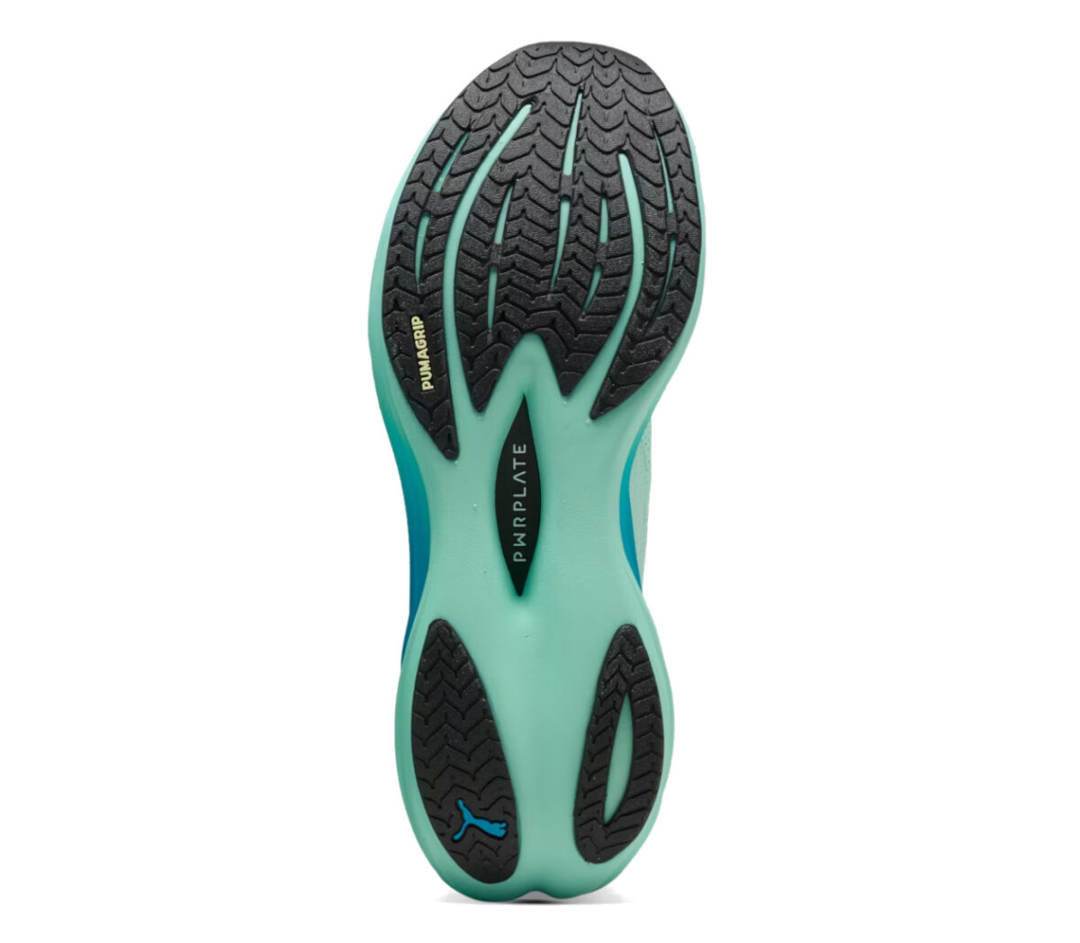 Suola Scarpa Puma Deviate Nitro 3 uomo verde acqua