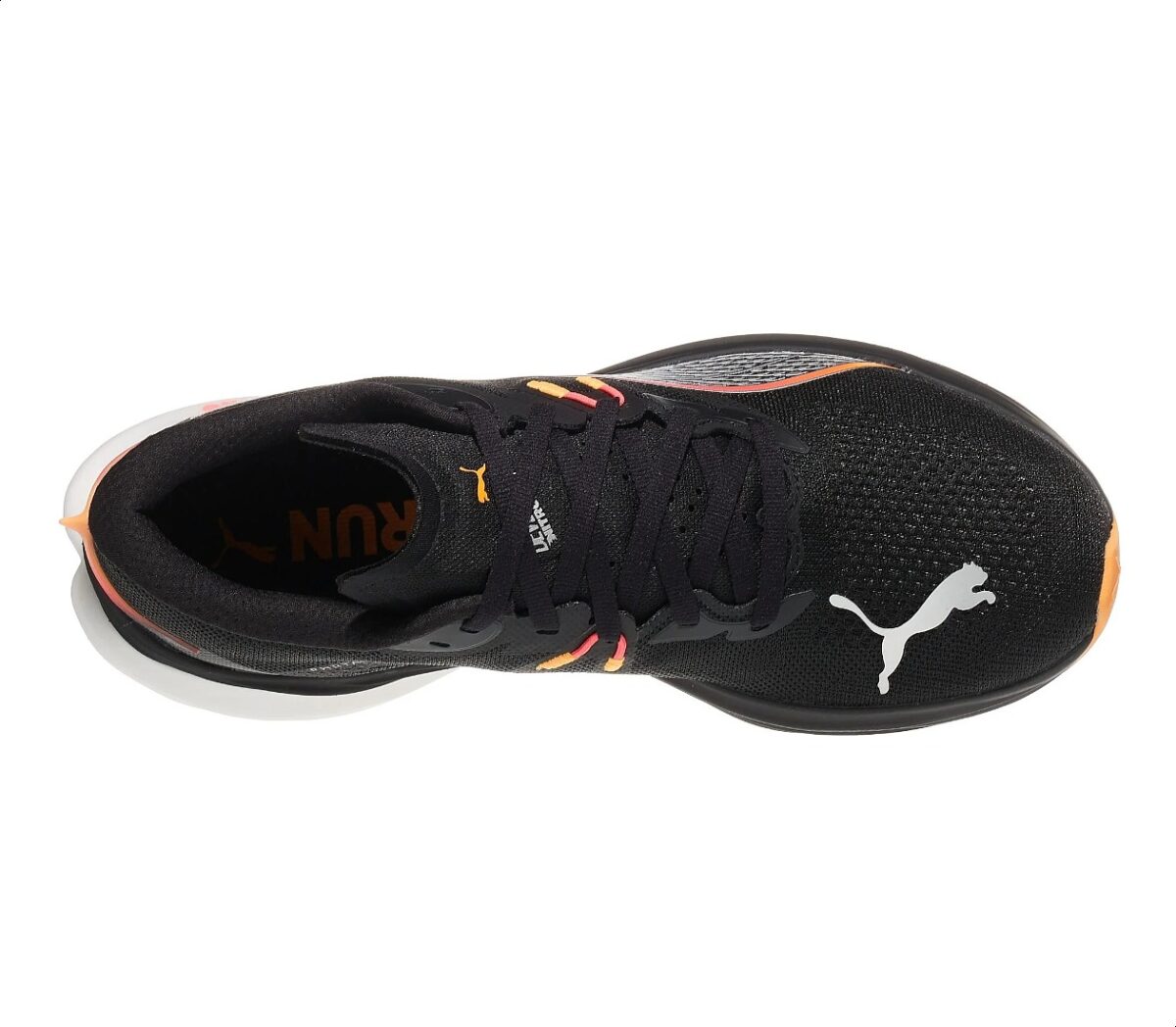 Tomaia Scarpa Puma Deviate Nitro 3 uomo nera arancione