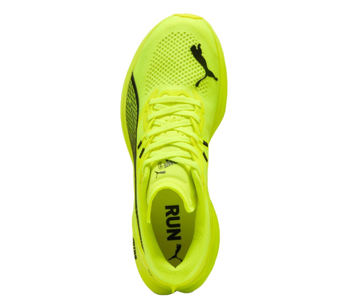 Tomaia Scarpa Puma Deviate Nitro 3 uomo giallo fluo