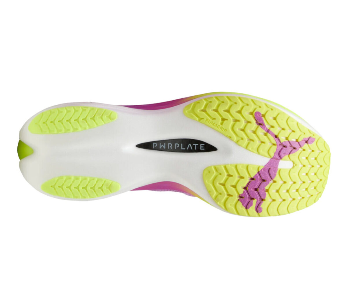 Suola Scarpa Puma deviate nitro 3 uomo viola gialla
