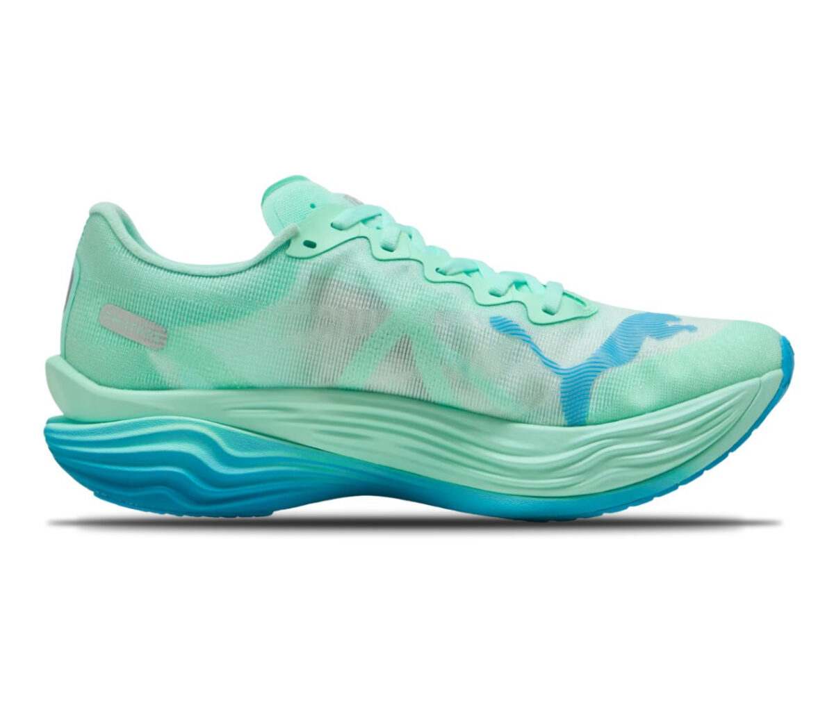 Scarpa Puma Deviate Nitro Elite 3 uomo verde acqua