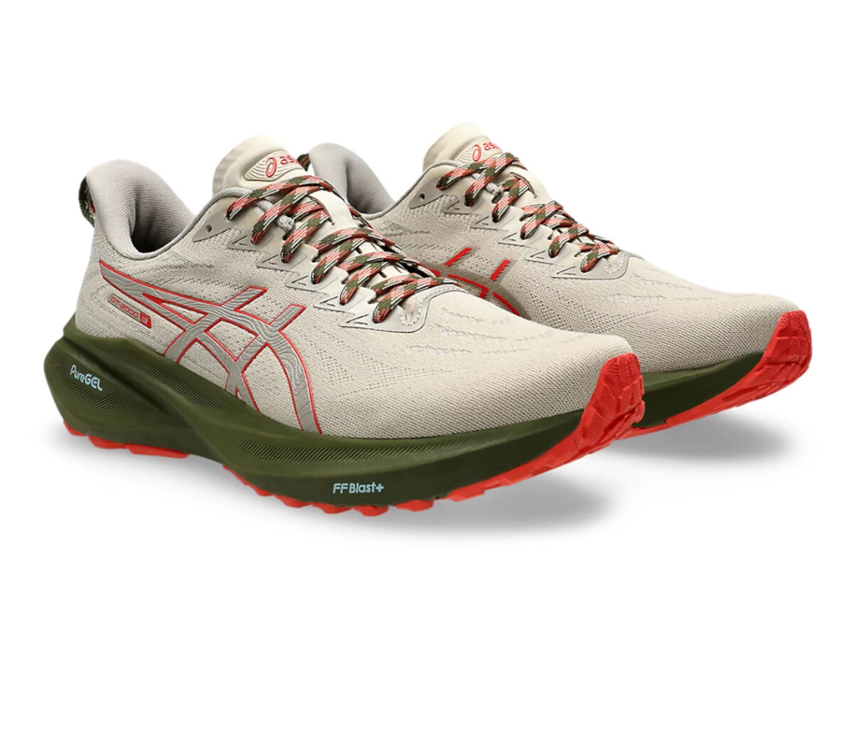 Coppia Scarpa Asics GT-2000 13 TR uomo beige verde