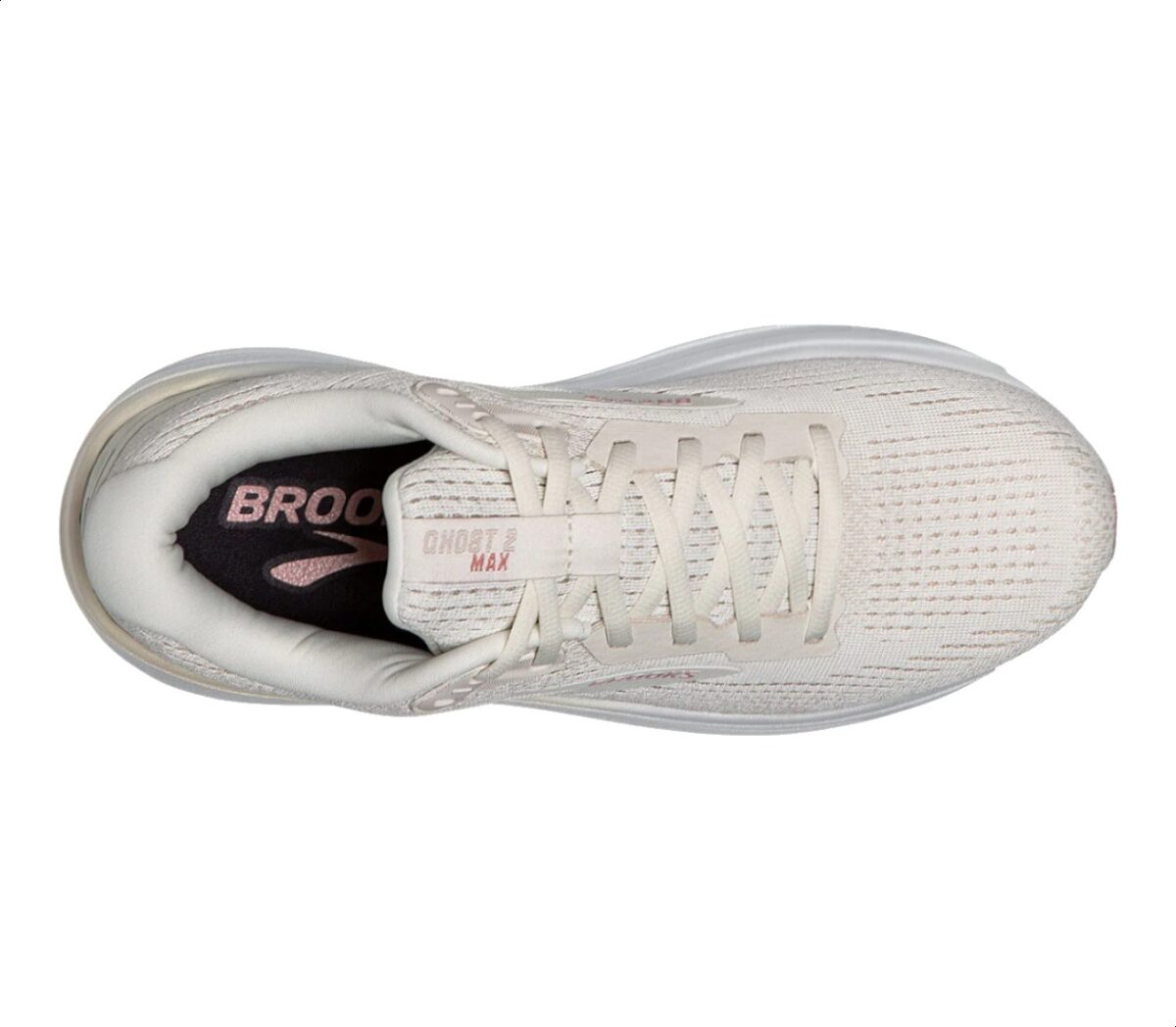 Tomaia Scarpa Brooks Ghost Max 2 donna panna