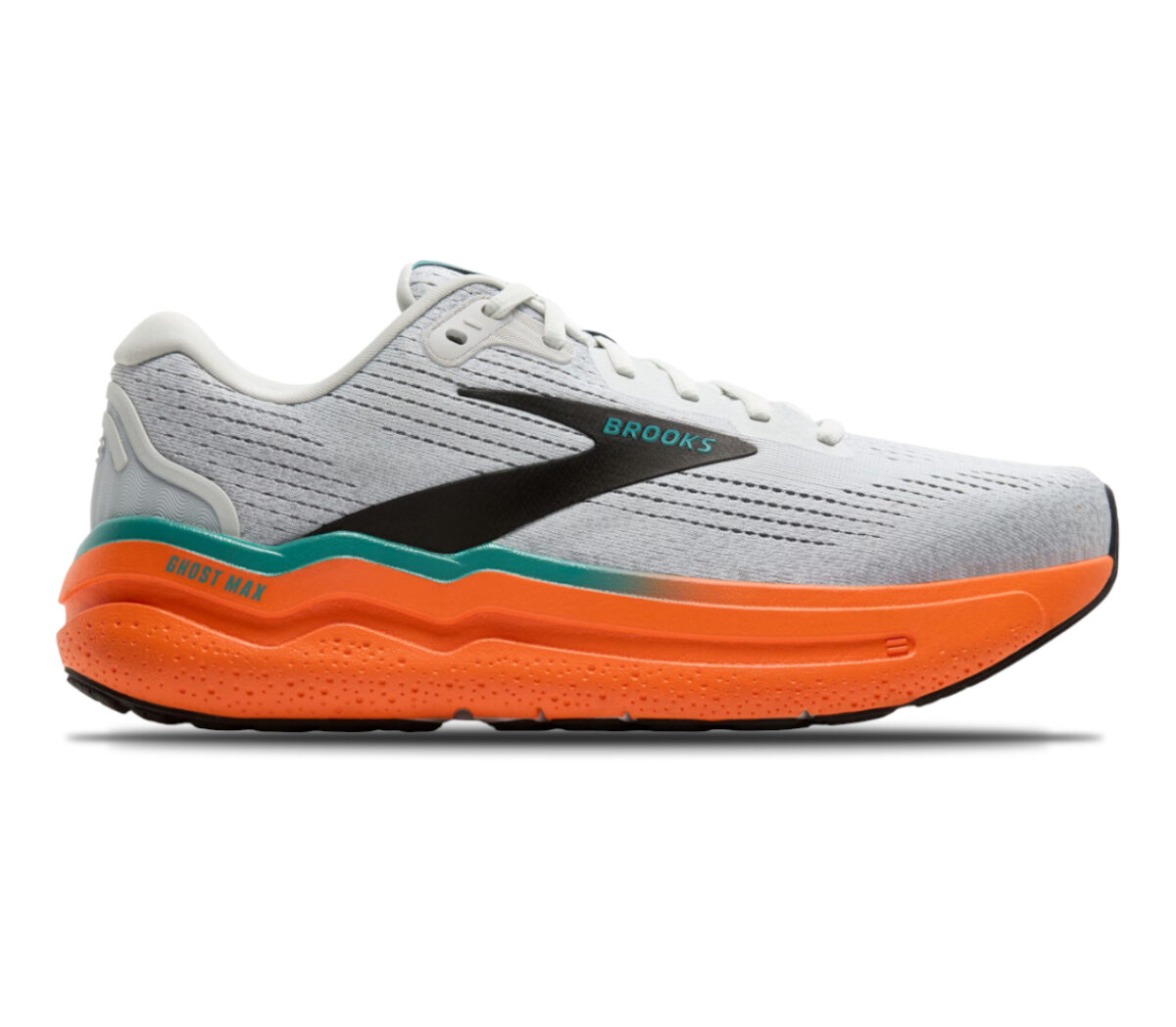 Scarpa Brooks Ghost Max 2 uomo grigia arancione