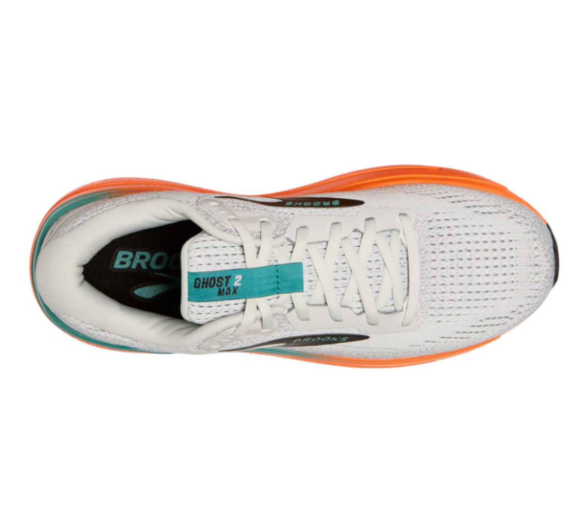 Tomaia Scarpa Brooks Ghost Max 2 uomo grigia arancione
