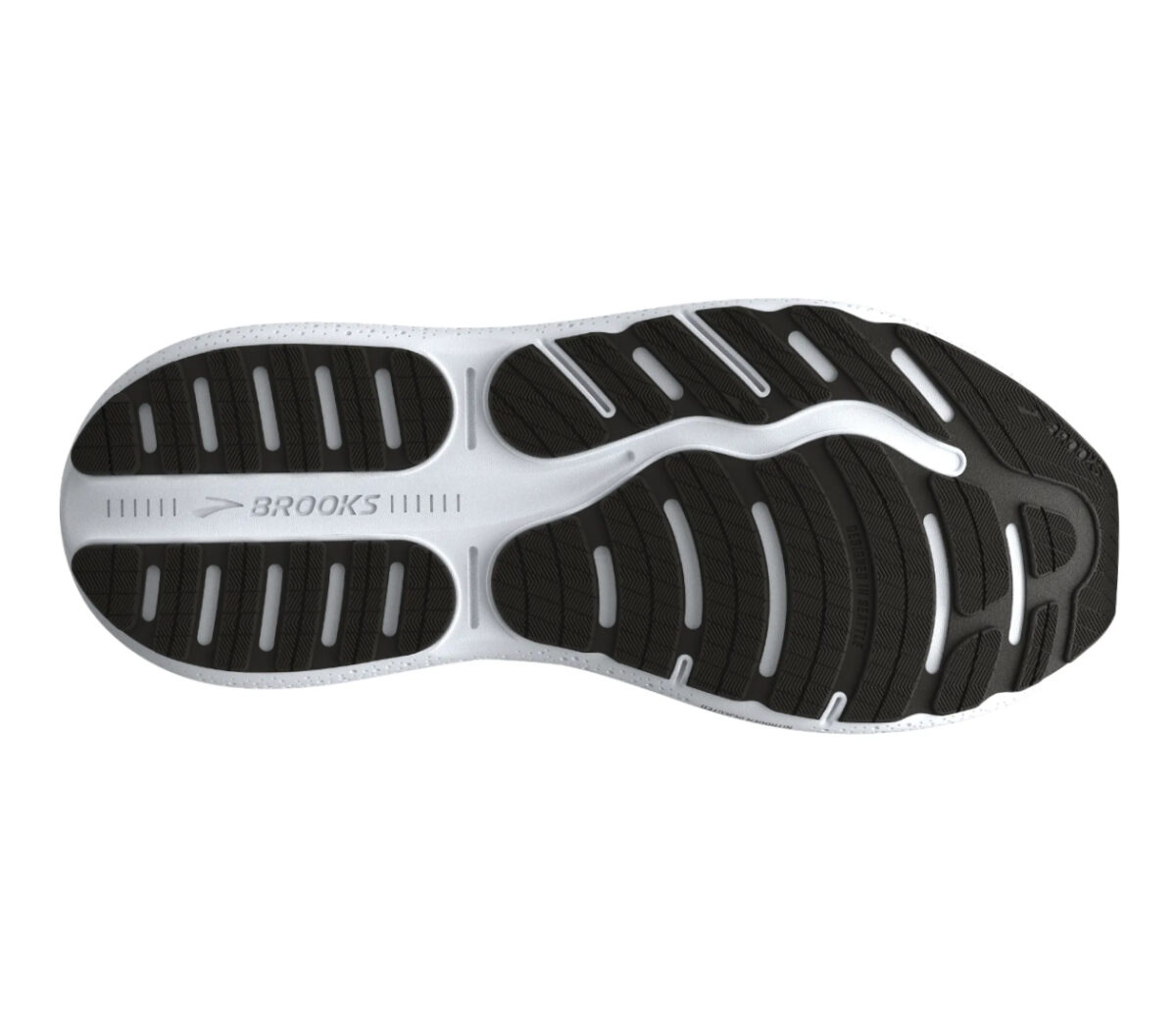 Suola Scarpa Brooks Ghost Max 2 uomo black white fiery red