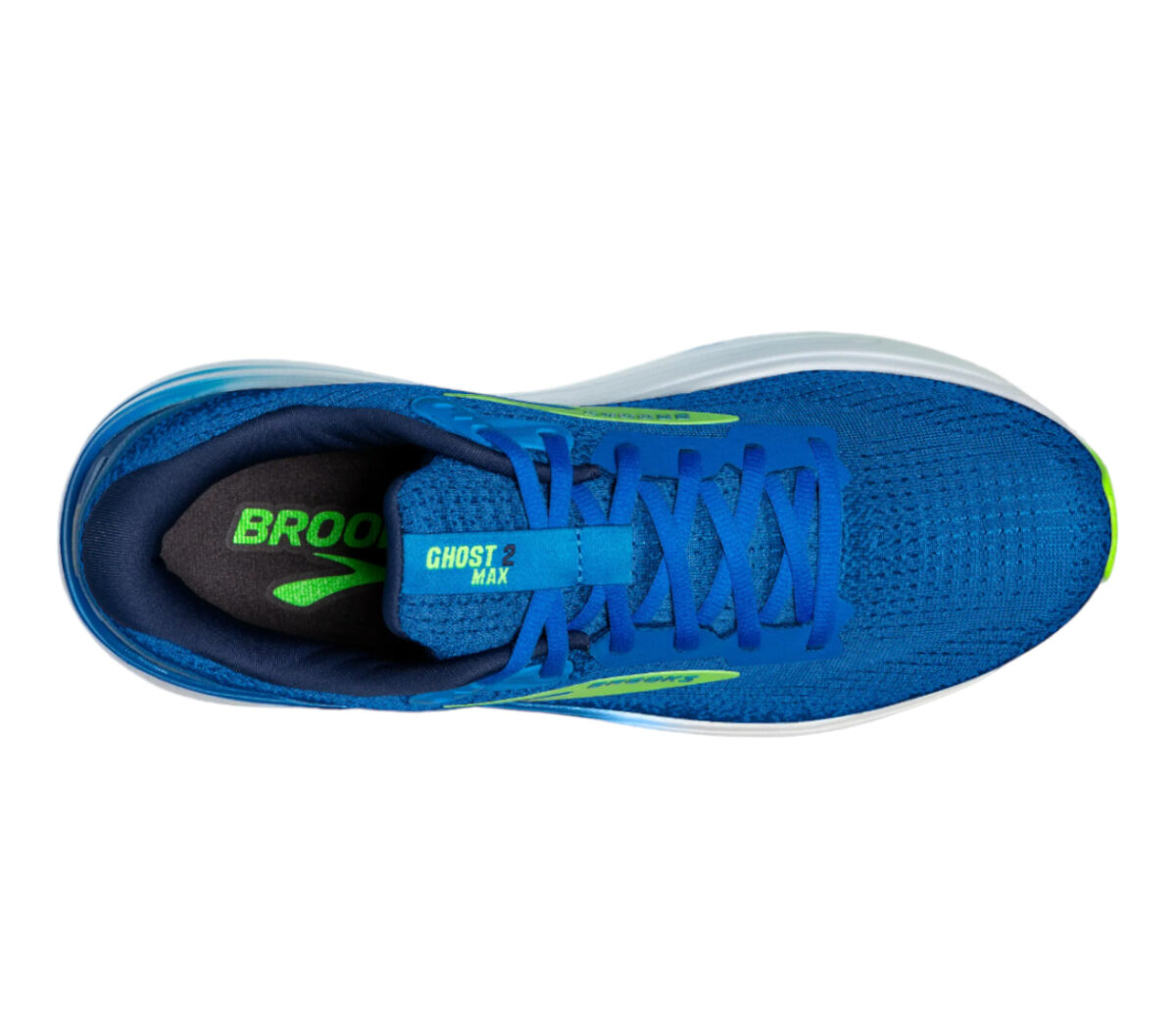 Tomaia Scarpa Brooks Ghost Max 2 uomo blu verde
