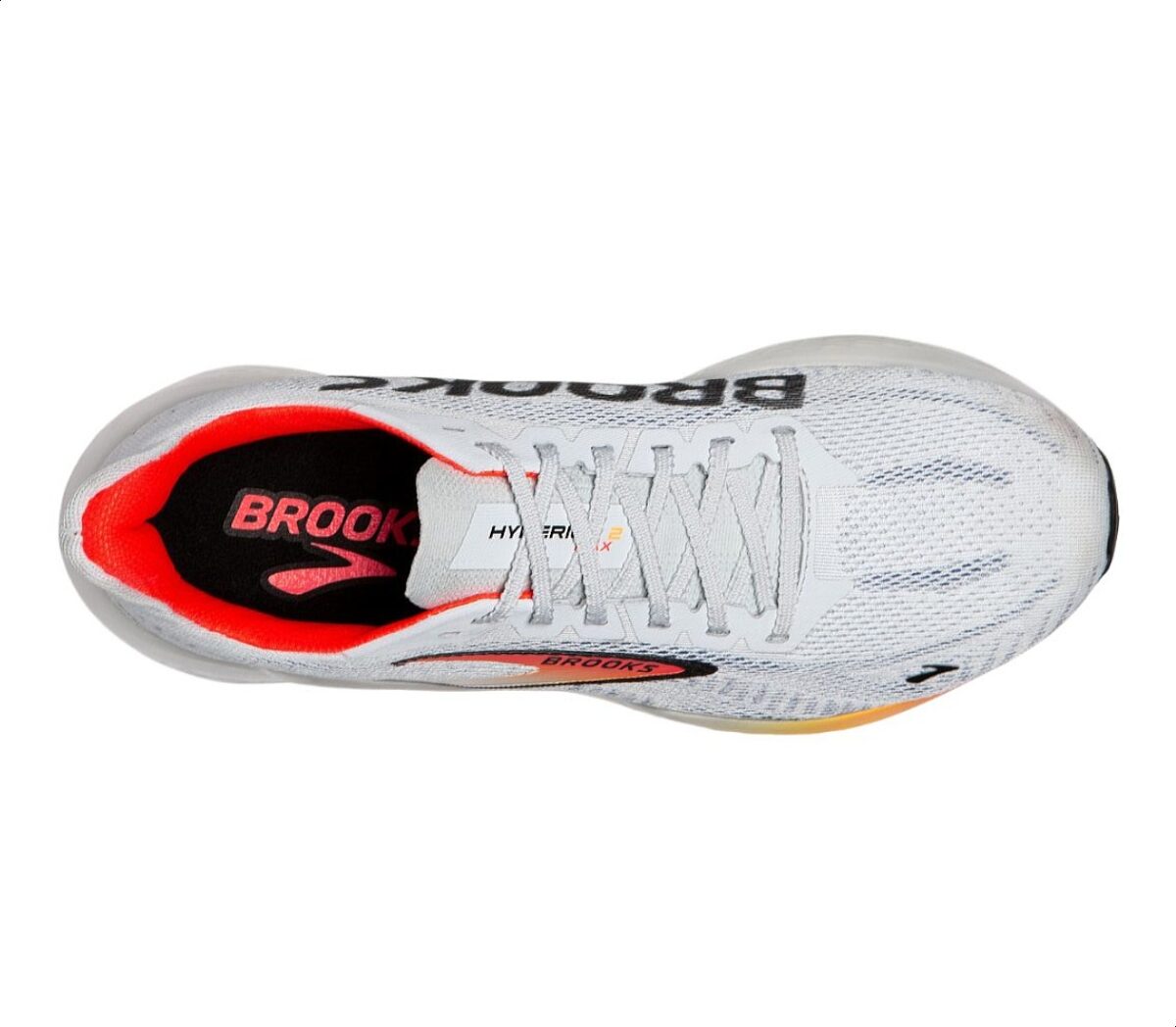 Tomaia Scarpa Brooks Hyperion Max 2 uomo grigia arancione