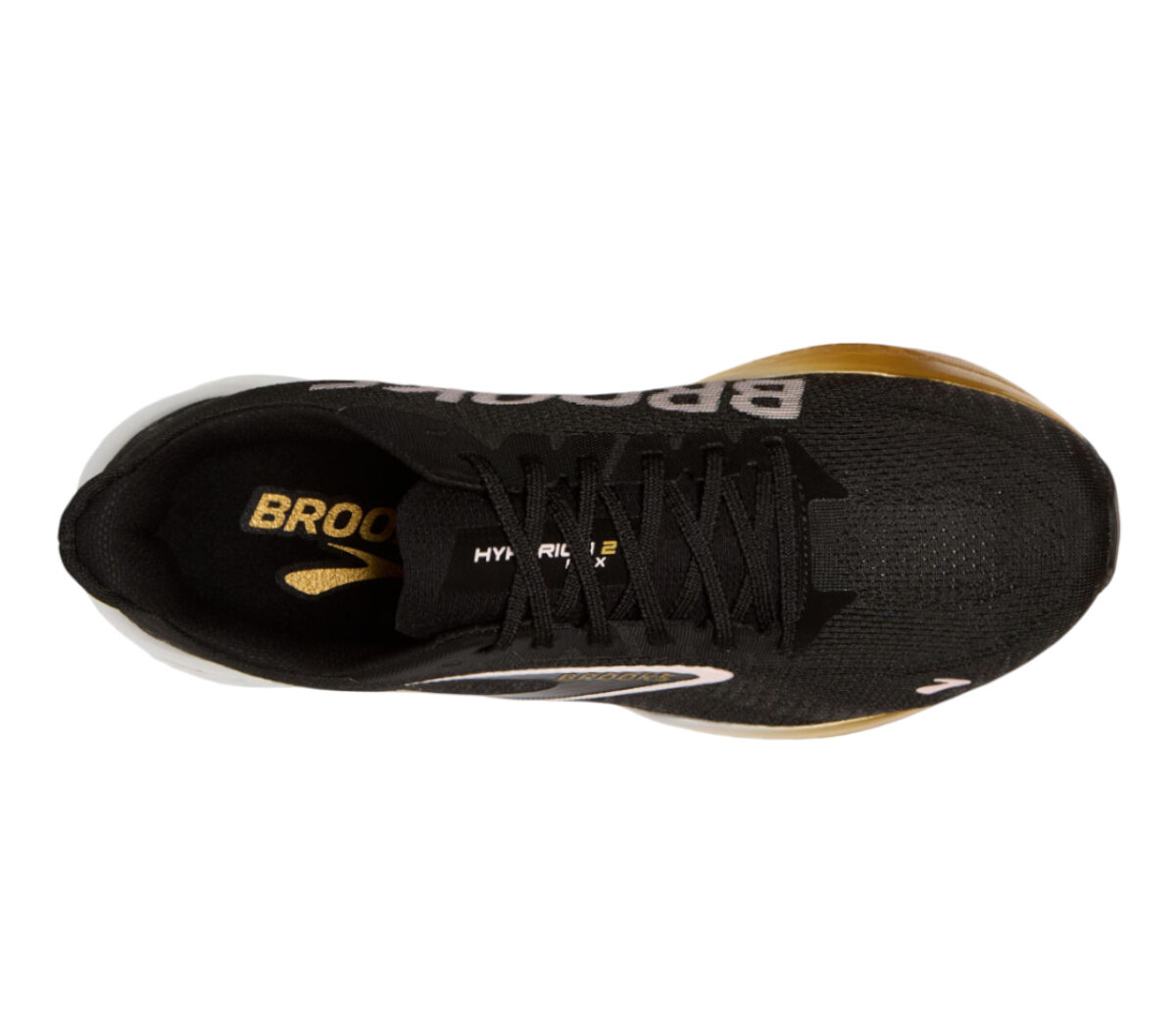 Tomaia Scarpa Brooks Hyperion Max 2 uomo black gold pink