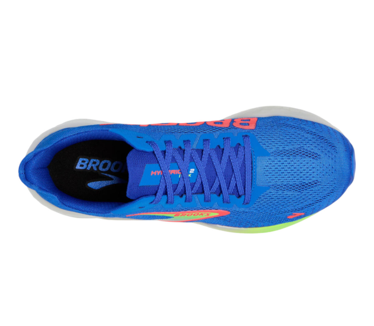 Tomaia Scarpa Brooks Hyperion Max 2 uomo Cobalt Green Gecko Limpett