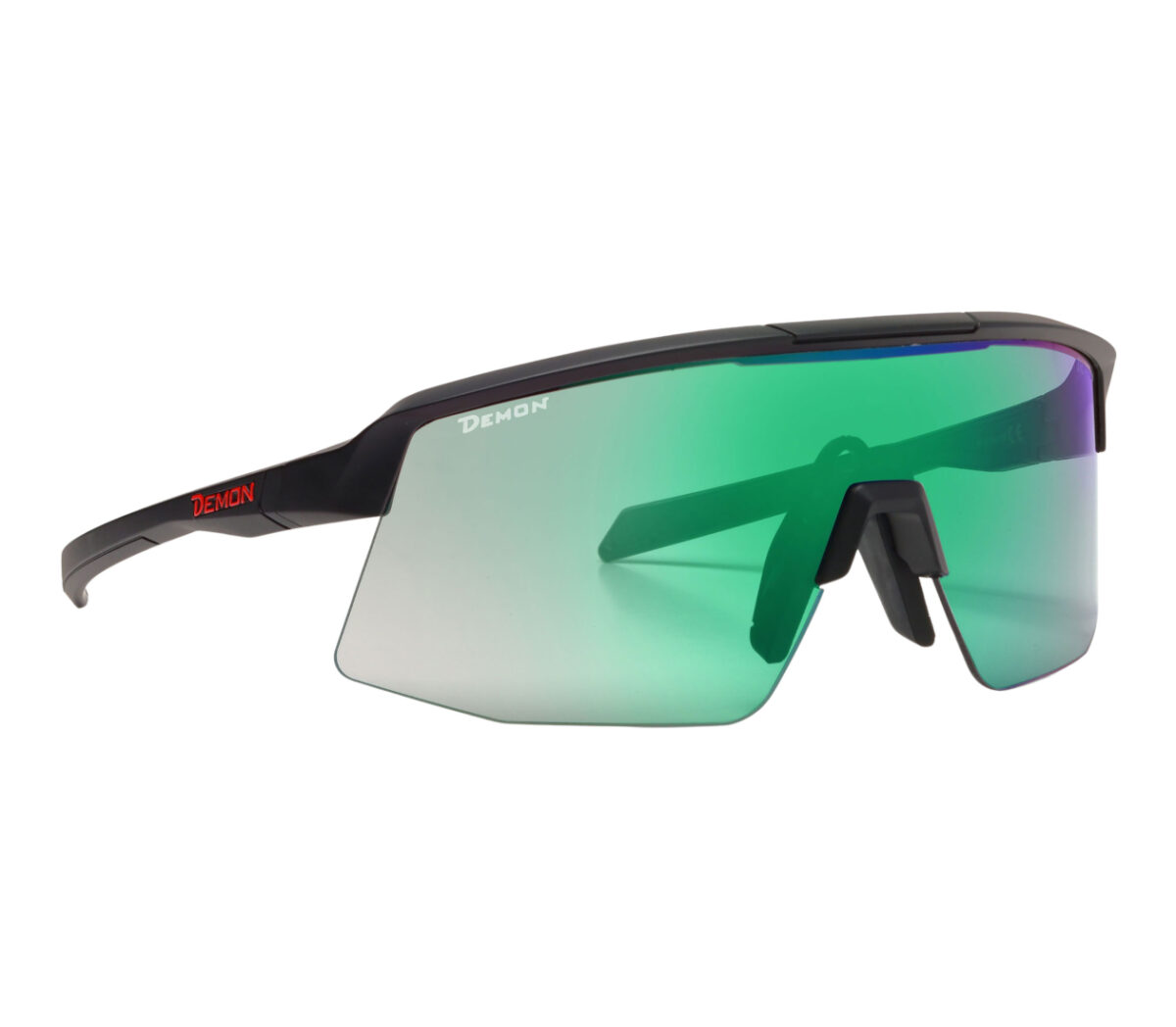 Occhiale Demon Roubaix unisex matta black green 2N
