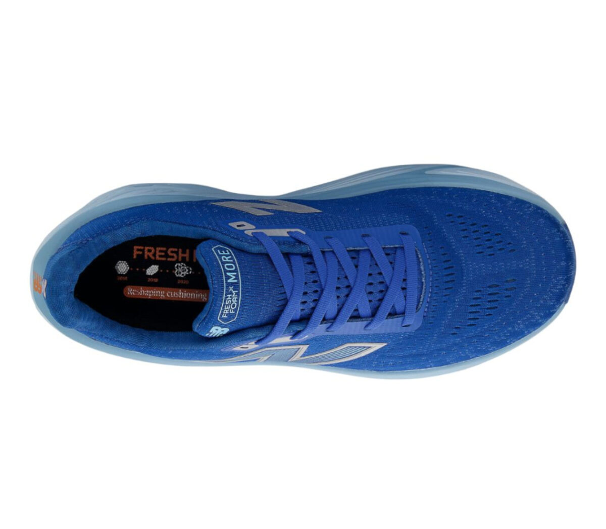 Tomaia Scarpa New Balance Fresh Foam X More v5 uomo blu