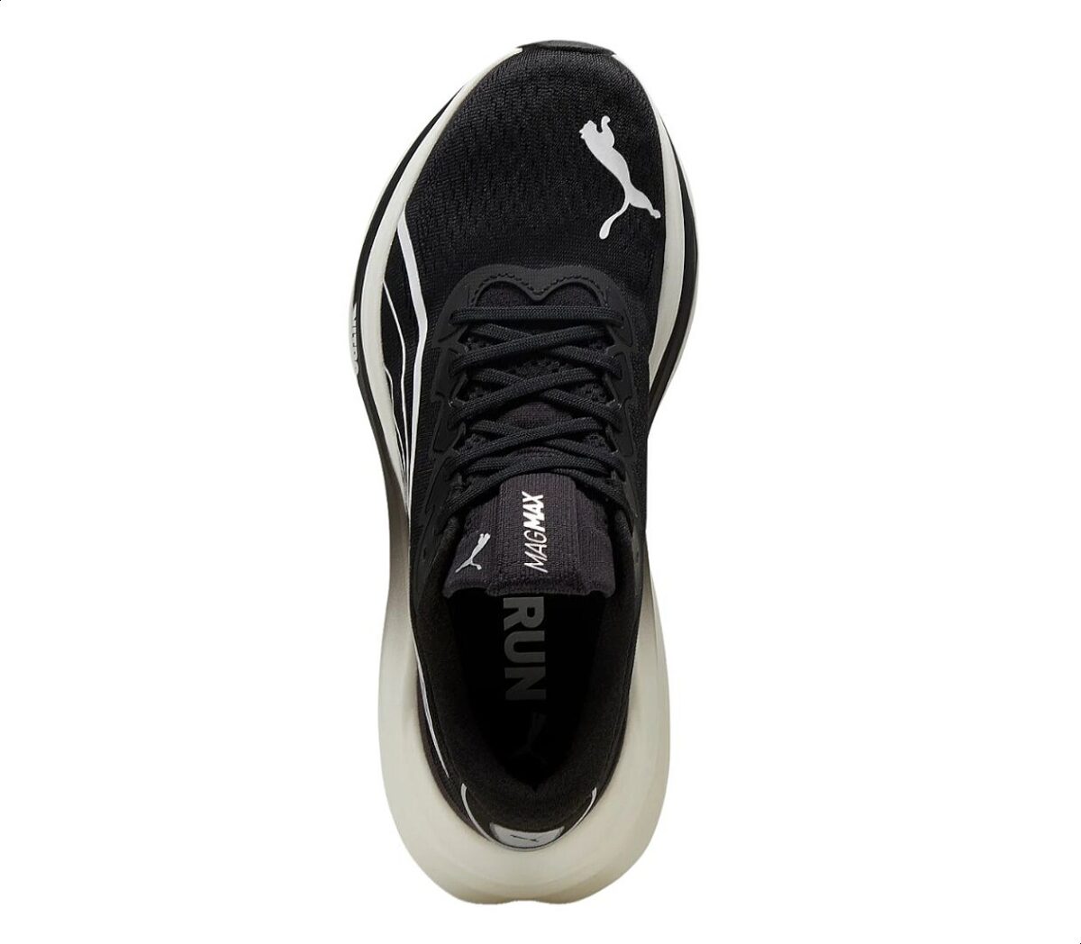 Tomaia Scarpa Puma MagMax Nitro uomo nera bianca