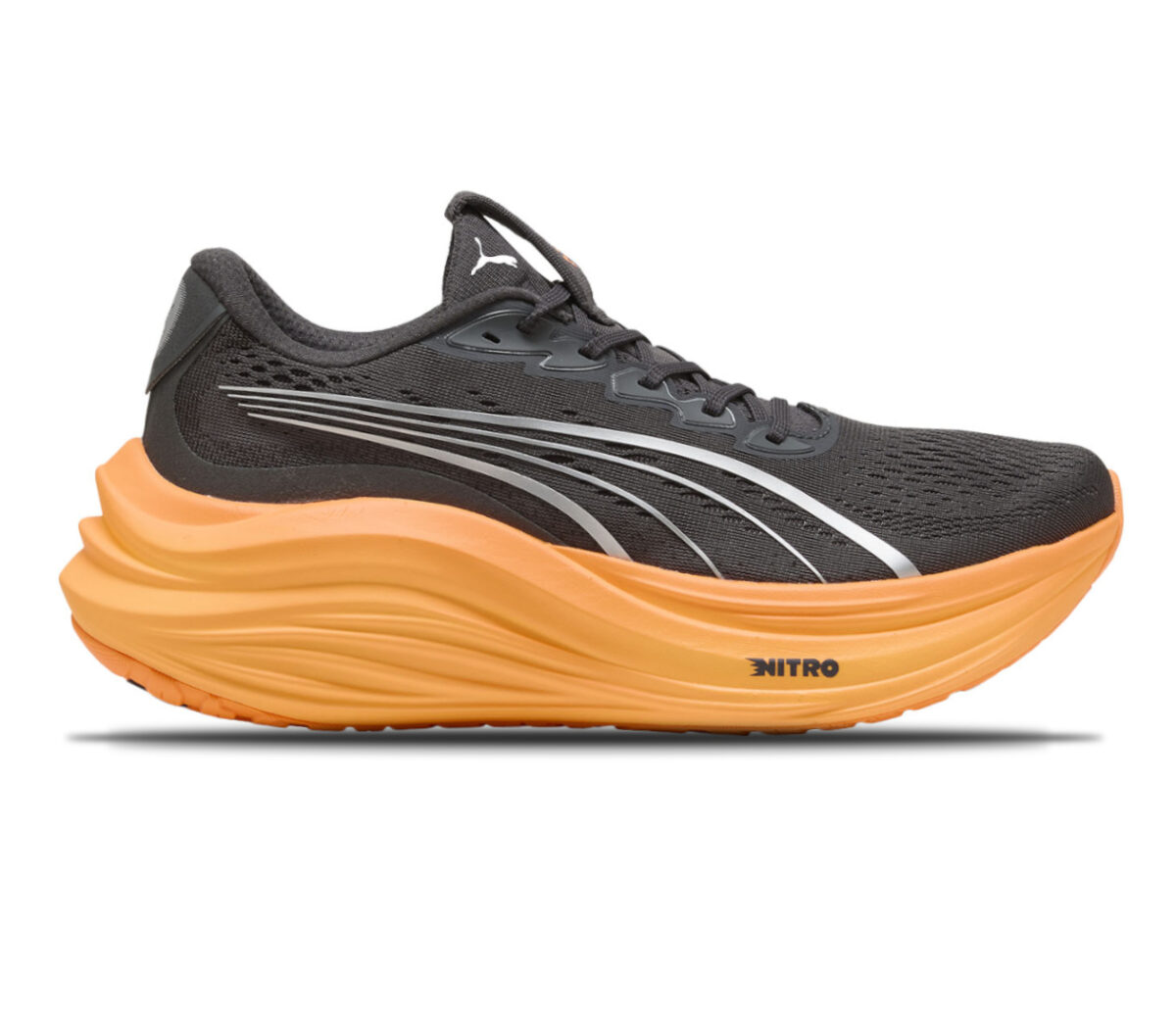 Scarpa Puma MagMax Nitro uomo nera arancione