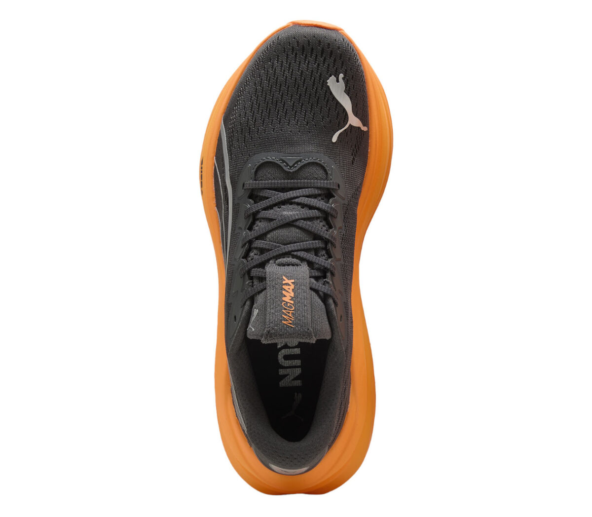 Tomaia Scarpa Puma MagMax Nitro uomo nera arancione