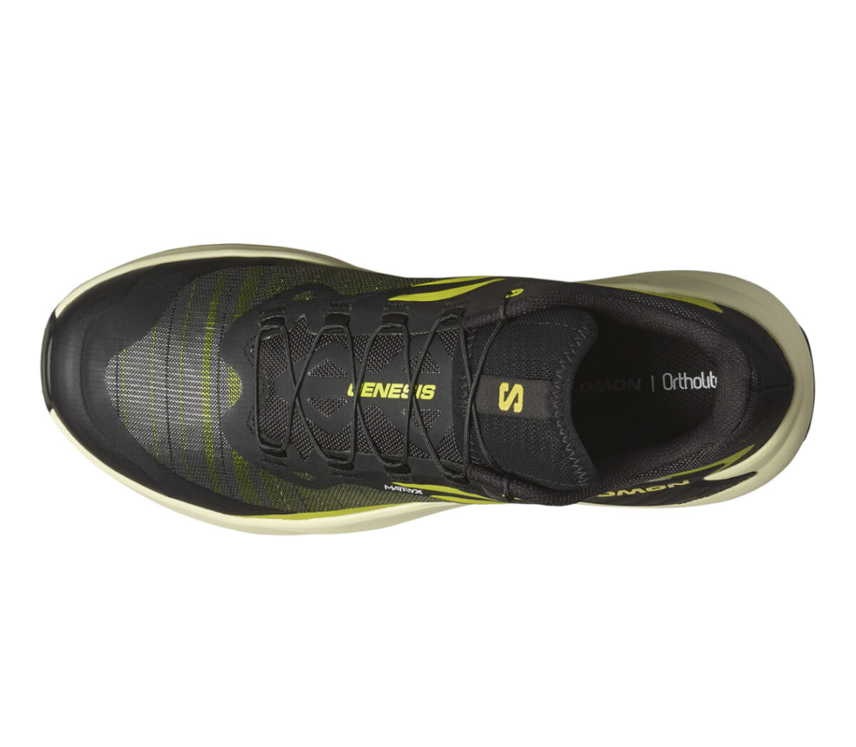 Tomaia Scarpa Salomon Genesis uomo nera gialla