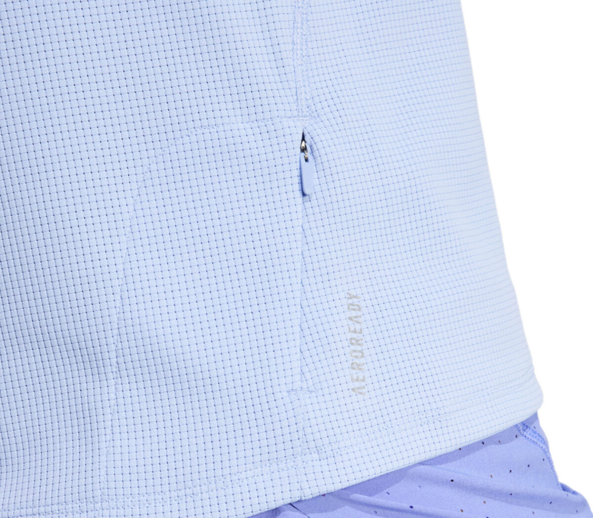 Dettaglio Felpa Adidas Adizero ¼ Z donna celeste