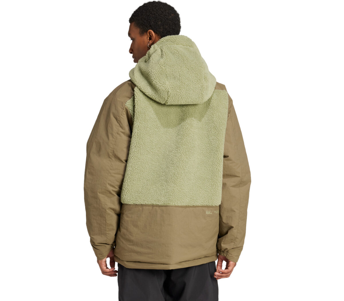 Dietro Felpa Adidas City Escap J uomo beige