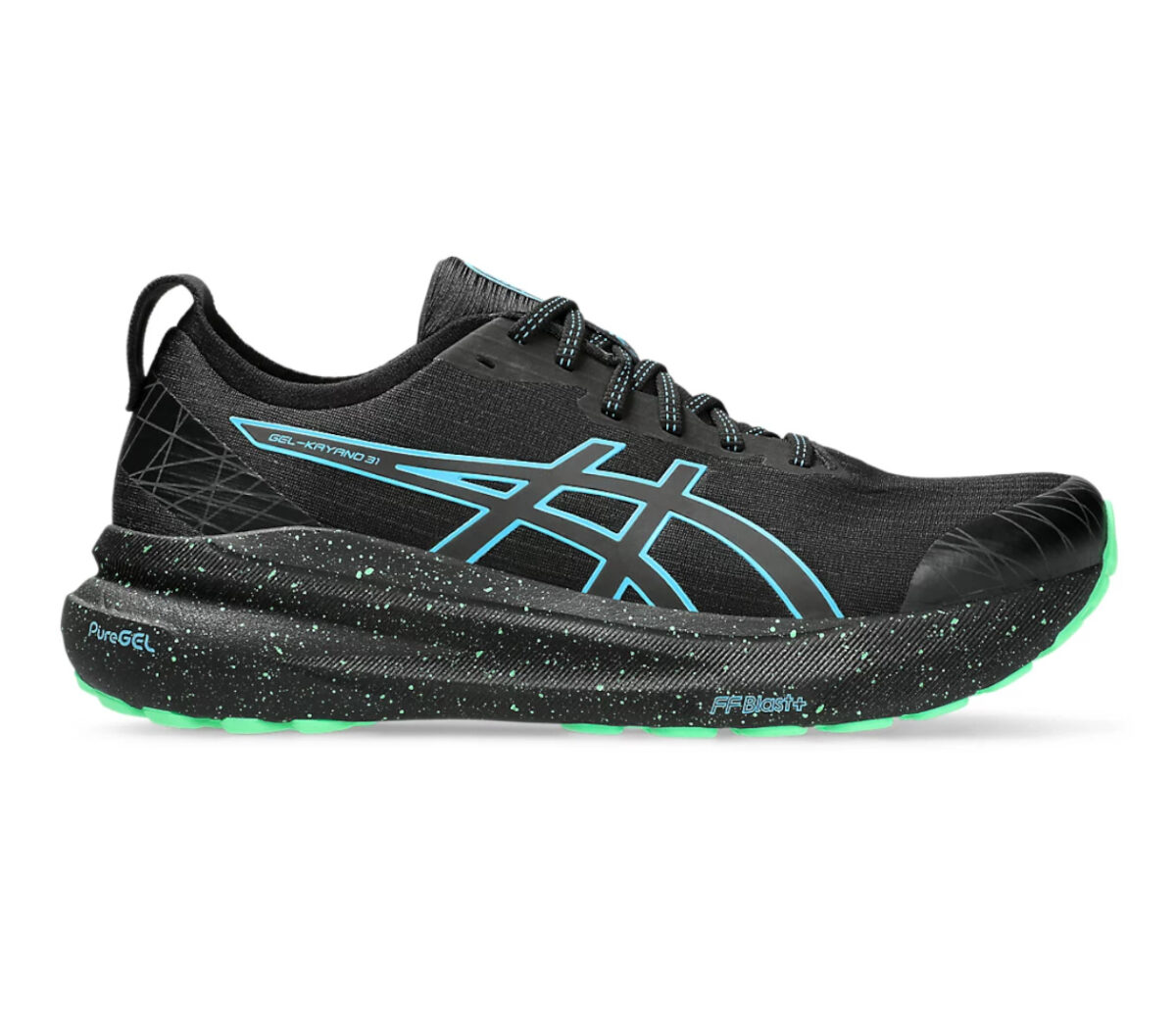 Scarpa Asics Gel-Kayano 31 Lite Show uomo nera verde