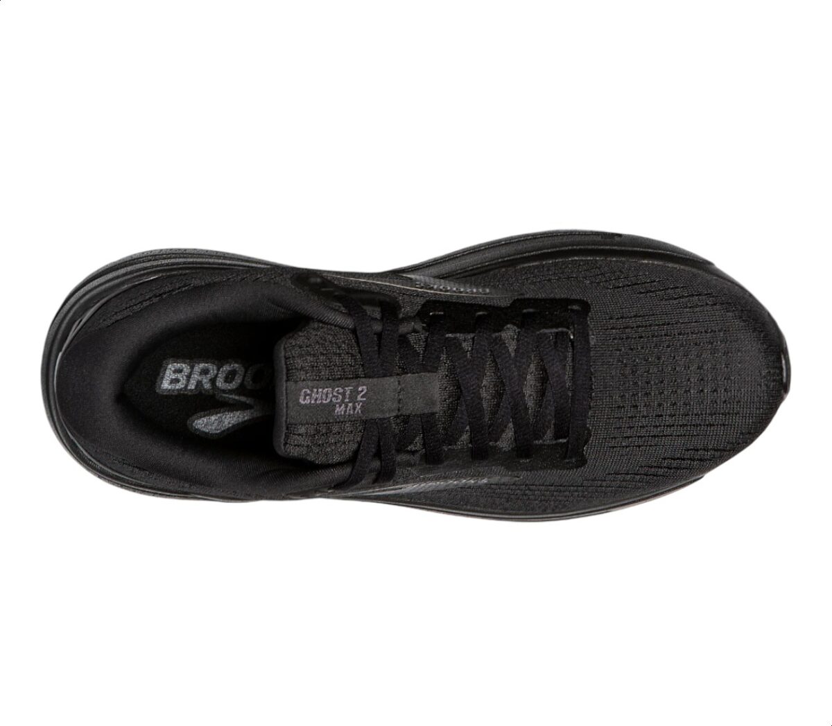 Tomaia Scarpa Brooks Ghost Max 2 2E Wide uomo nera